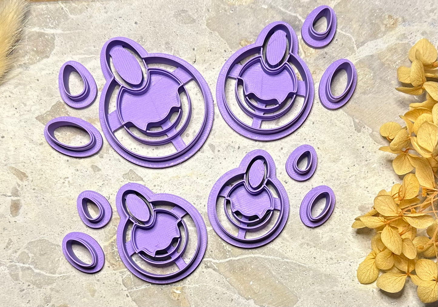 Circular dangle with insert (3 pc)