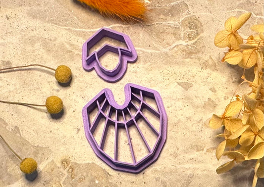 Macrame "acorn top" cutter (2 pc)