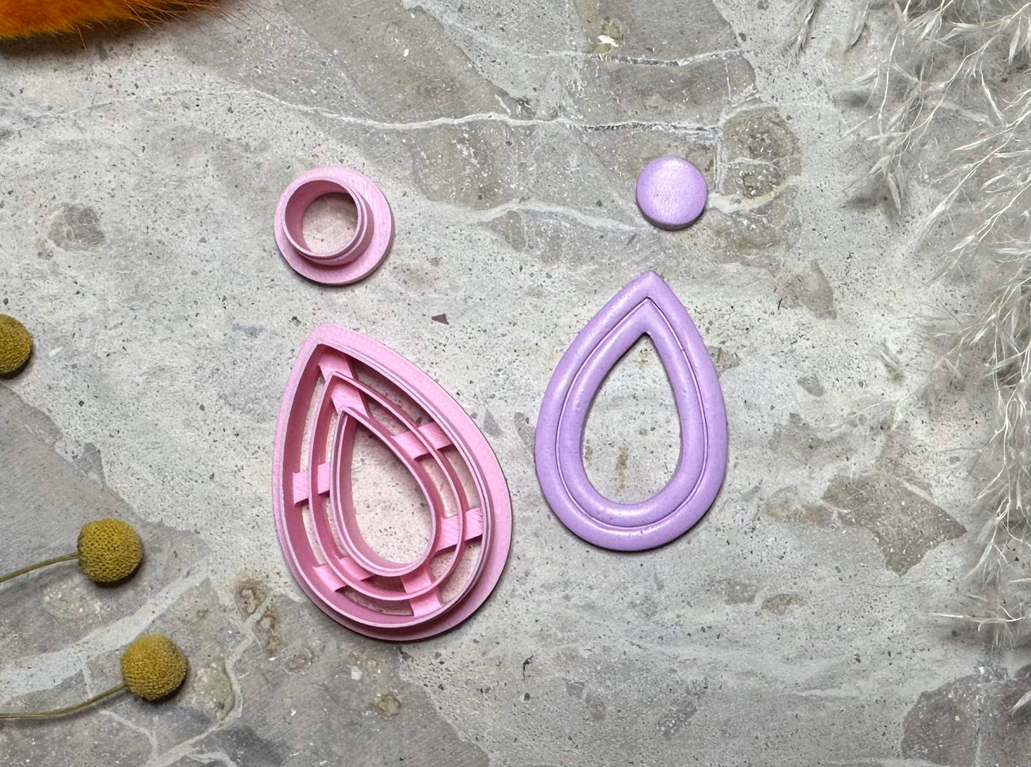 Geometric drop dangle (2 pc)