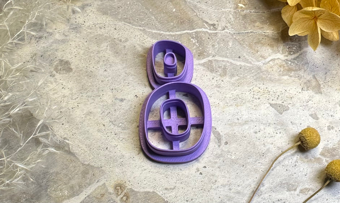 Organic square dangle